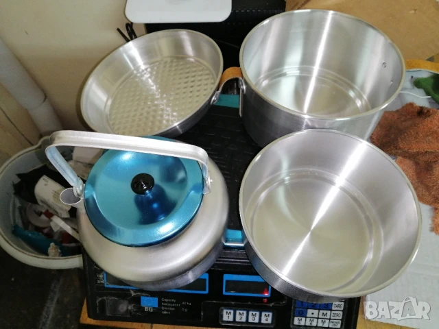 Комплект съдове за къмпинг, снимка 4 - Газови котлони - 50528968