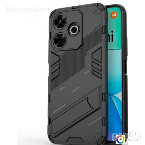 Xiaomi Redmi 13 5G / 13 4G Punk Armor Удароустойчив Калъф и Протектор