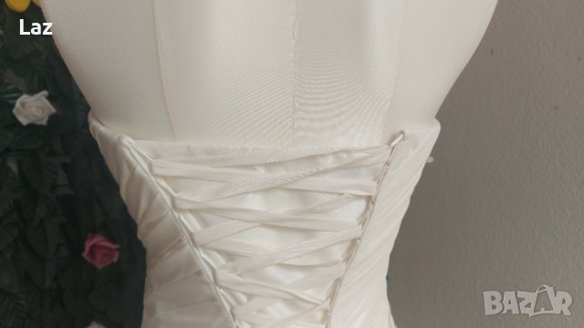 бюджетна сватбена булчинска рокля с обем, снимка 9 - Сватбени рокли - 42101888