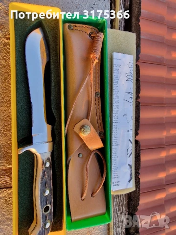 Ловен нож PUMA  White hunter ОРИГИНАЛ, снимка 7 - Ножове - 51020726