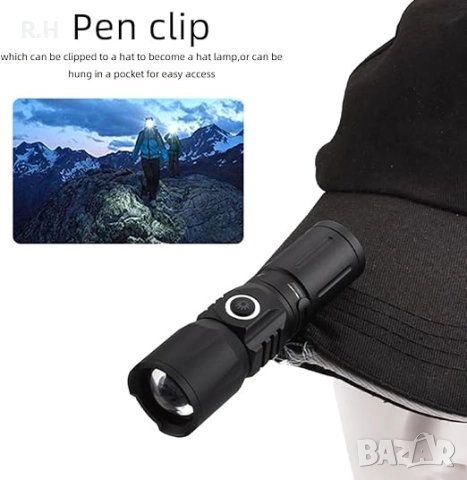 Малък фенер регулираща светлина изключително силен, снимка 3 - Къмпинг осветление - 52818874