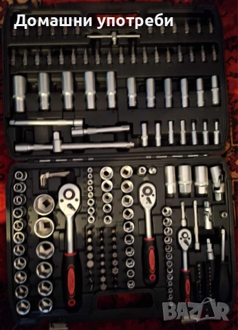 Куфар с инструменти Гедоре 172 части с 3 броя тресчотки, снимка 2 - Други инструменти - 53132528