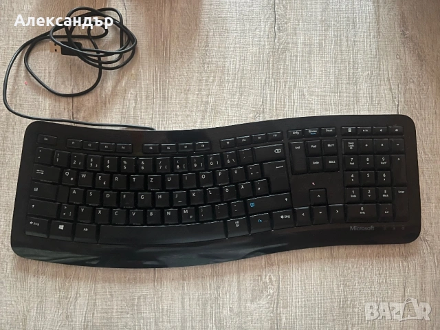 Microsoft Comfort Curve Keyboard 3000 DE Layout Клавиатура Немска подредба *Като нова!