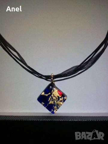 Промо оферта: изключително красиво италианско колие Мурано - 2 в 1 + луксозна кутия