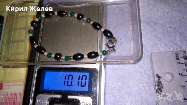 ДВЕ ФЕШЪН - АРТ ХЕНД МЕЙД НЕЖНИ ГРИВНИ от ПОЛУСКЪПОЦЕННИ КАМЪНИ ХЕМАТИТ ТОПАЗ и Др. 34317, снимка 7 - Гривни - 38949770