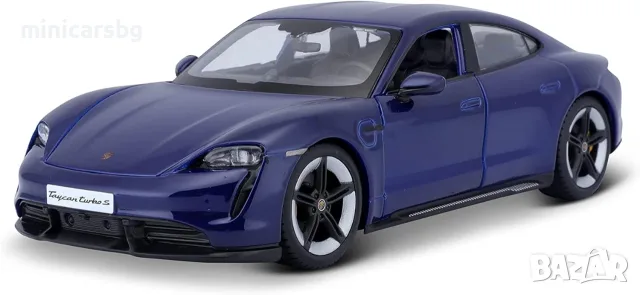 Метални колички: Porsche Taycan Turbo S (J1) – 1:24