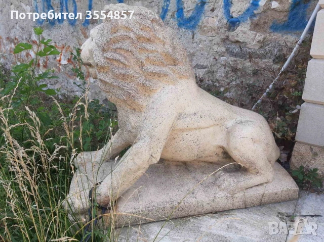 Лъв скулптура, снимка 3 - Декорация за дома - 53888380