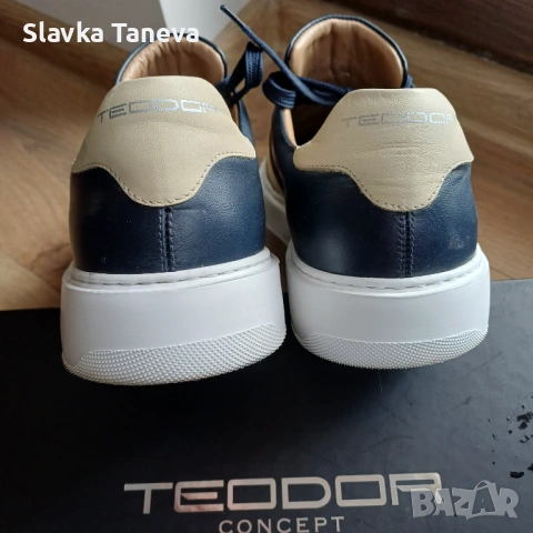 Мъжки обувки Теодор, естествена кожа, снимка 5 - Спортно елегантни обувки - 53932226