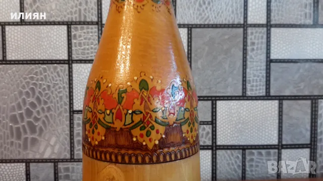 Дървена поставка за шише , снимка 7 - Декорация за дома - 47999907