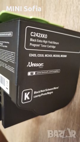 ТОНЕР КАСЕТА за принтер Lexmark C242ХK0 Black Ultra High Toner , снимка 6 - Консумативи за принтери - 36743537