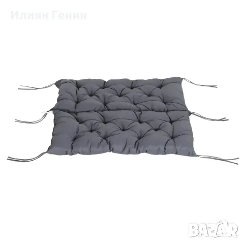Outsunny възглавница за 2-местна пейка,  100 x 98 x 8 см, възглавница за седалка с връзки, снимка 9 - Възглавници - 50406302