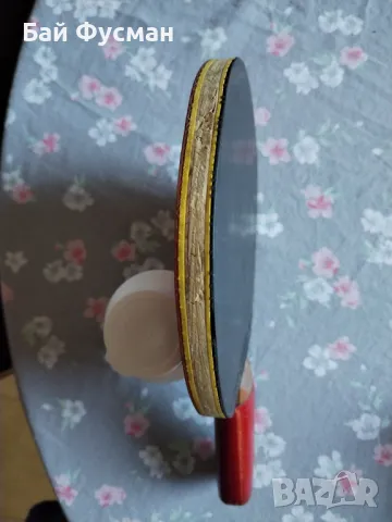 Vintage St. Brite Table Tennis Racket Тенис на маса ракета,хилка,палка, снимка 3 - Тенис - 48460752