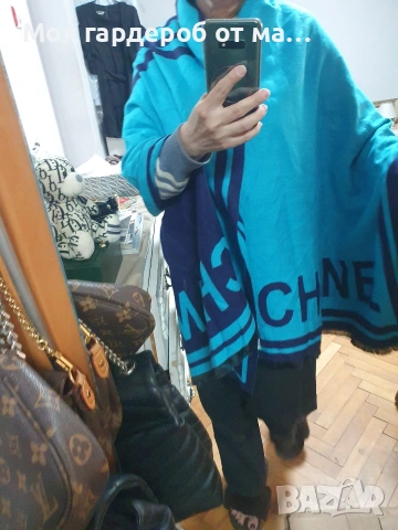Шал Chanel.кашмир .памук, снимка 4 - Шалове - 54320451