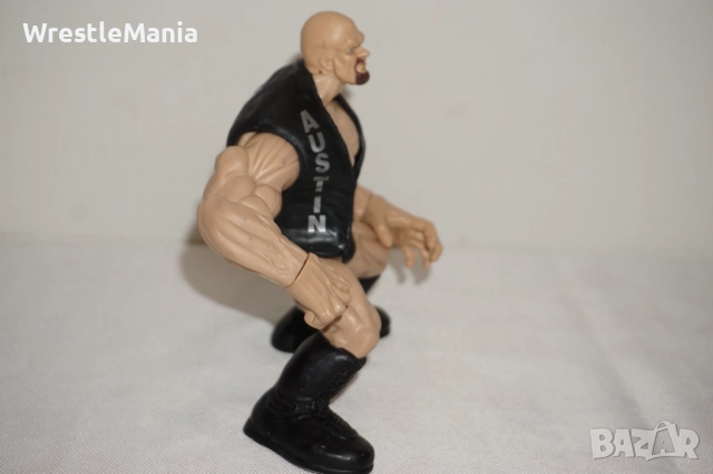 Рядка Колекционерска Фигура На Stone Cold Steeve Austin от 1998г Jakks Pacific, снимка 8 - Колекции - 51854946