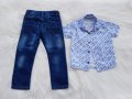 Дънки и риза за момче 18-24 месеца, снимка 11