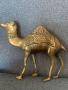 Стара масивна бронзова пластика-камила-414 гр, снимка 1 - Колекции - 44807281
