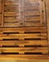 Декоративни мини палети естествено дърво 37x58 см. 10 броя нови, снимка 3