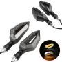 Футуристични динамични LED мигачи с DRL 2 броя, снимка 3