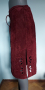 Червена велурена пола с бродерии / Турция , снимка 2