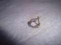МАЛКА СРЕБЪРНА СКЪПОЦЕННА ОБЕЦА СРЕБРО 925 АНГЛИЯ с ЭАСЕТИРАНИ ЦИРКОНЧЕТА 28790, снимка 6