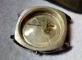 КАСА със СТЪКЛО КАПАК и ЧАСТИ от СТАР ВЕРОЯТНО СЪВЕТСКИ РЪЧЕН МЕХАНИЧЕН ЧАСОВНИК 49743, снимка 1