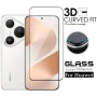 Huawei Pura 80 70 / Pro / Ultra / 3D ЦЯЛО ЛЕПИЛО Извит стъклен протектор, снимка 1