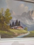 Картина пийзаж върху платно с подпис, снимка 7