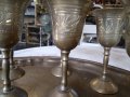Чашки с поднос от месинг, снимка 1 - Колекции - 34155166