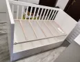 Бебешко/Детско креватче с две нива ИКЕА+подаръци матраче и комарник, снимка 7