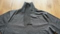 SELECTED Shine Zip Neck EXP 100% Merino Wool размер XL за лов риболов блуза 100% Мерино Вълна - 532, снимка 3