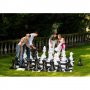Градински шах,подходящ за хотели,паркове,градини,фоайета и детски площадки.  Всяка фигура се състои 