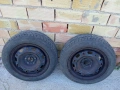 2 броя зимни гуми с джанти , снимка 1