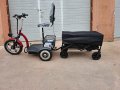 Ново!!!!Електрическа триколка с ремарке и задно предаване H-1 48V/12ah 1000W, снимка 16