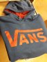 VANS Oversized  худи, суитчър тъмносин- М/ L размер, снимка 2