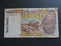 ЗАПАДНА АФРИКА > БЕНИН > 1000 ФР. / 1995, снимка 1