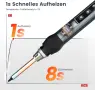 KAIWEETS KETS02 Smart дигителен Комплект за запояване с регулируема температура 80-420C 65W GaN, снимка 3