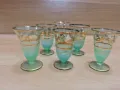 стари стъклени чаши чашки, снимка 1