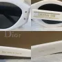 Dior 2024 дамски слънчеви очила 2 цвята черни бели, снимка 3