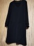 ЕЛЕГАНТНА РОКЛЯ ТЪМНОСИНЯ ЛИКРА РАЗМЕР2 XL, снимка 2