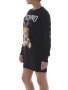 Дамска плетена туника-рокля Moschino в черно с мече Playboy, снимка 5
