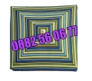 Квадратен градински чадър 2.60х2.60 м, многоцветен чадър, покривало от плат, снимка 3