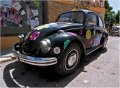 Метални колички: Volkswagen Beetle 1967 Flower Power (Фолксваген Бръмбар (костенурка), снимка 5