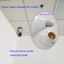 2022 Въртяща Безжична WiFi Камера Крушка куполна ip скрита със звук, снимка 7