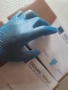 ВИНИЛОВИ ръкавици сини,еднократни, без талк - XL, снимка 4