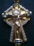 Масивен златен кръст, снимка 1 - Колиета, медальони, синджири - 37488311
