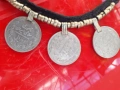 Стар етногравски накит с монети, снимка 4