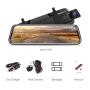 Jansite 10" Mirror Dash Cam Full Touch Screen, снимка 7