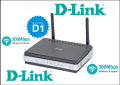 Wi-Fi Рутер D-Link DIR-615 - 300 Mbit/s, снимка 1 - Рутери - 43071355