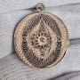 ✅СРЕБЪРЕН МЕДАЛЬОН - ФИЛИГРАН❗, снимка 1