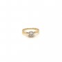 Златен пръстен 2,34гр. размер:54 14кр. проба:585 модел:4021-4, снимка 1